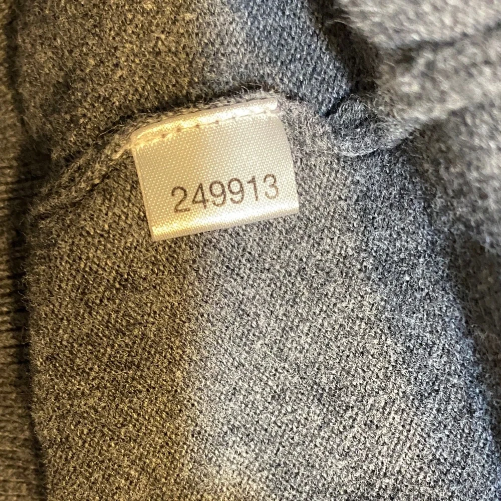 LOFT Charcoal Ruffle-Trim Open Cardigan - Picture 4 of 5